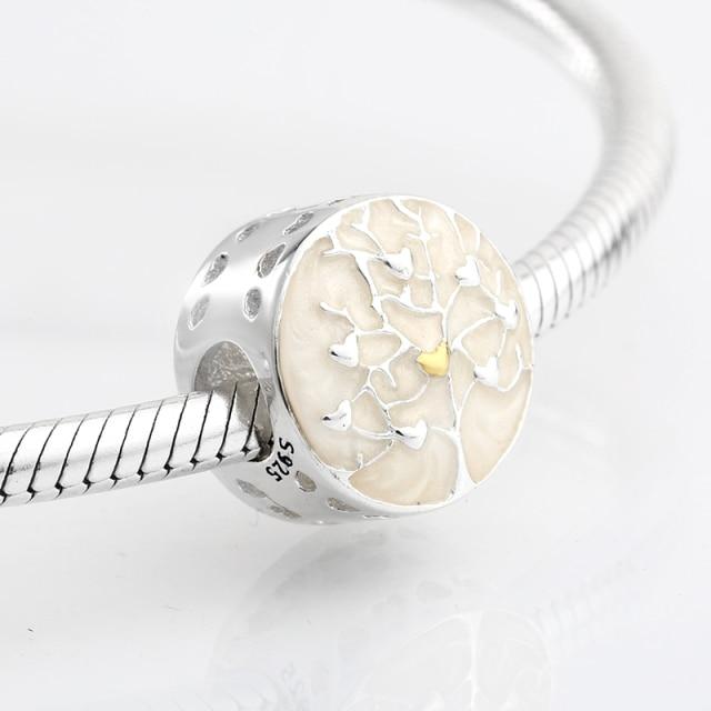 Fashion Trend 925 Sterling Silver Clear Cz Forever Family Fine Beads Fit Original Jiuhao Charm Bracelet Jewelry Making