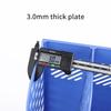 4 Column File Rack Holder Durable PP Material Desktop Organizer for Books Stationery Sundries School Office Desktop