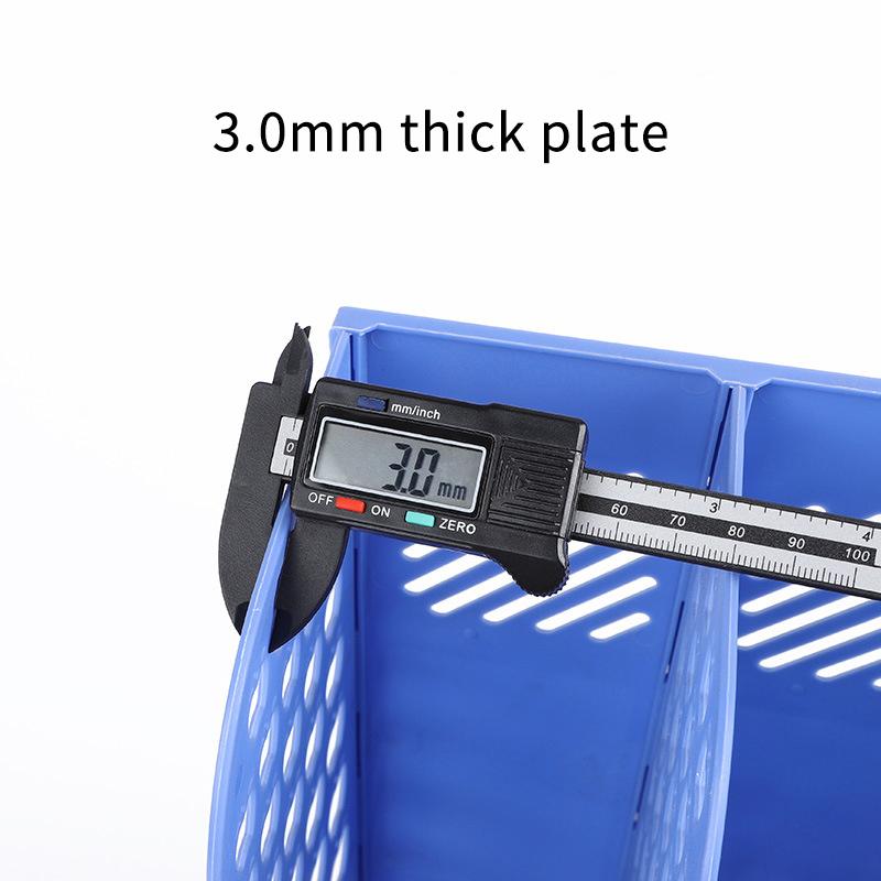 4 Column File Rack Holder Durable PP Material Desktop Organizer for Books Stationery Sundries School Office Desktop