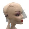 Bonnet respirant et ventilé en maille avec sangle réglable antidérapante personnalisable en gros, bonnet de perruque complet en dentelle HD 360 pour faire des tresses