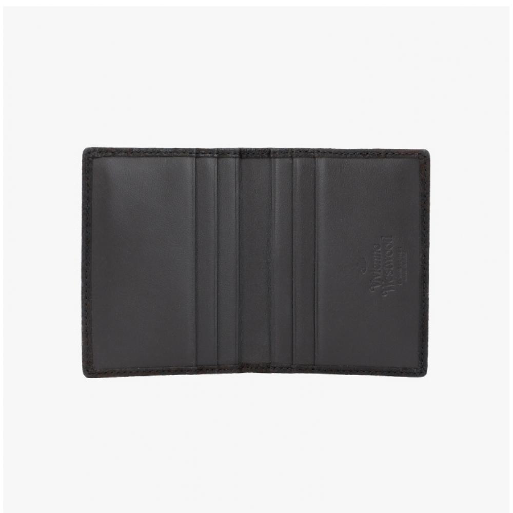 Vivienne Westwood Vintage Suede Card Wallet L00bk D402