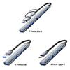 Alloy High Speed Data Transmission Splitter Type-C HUB USB 3.0 Expander 7 Ports Docking Station