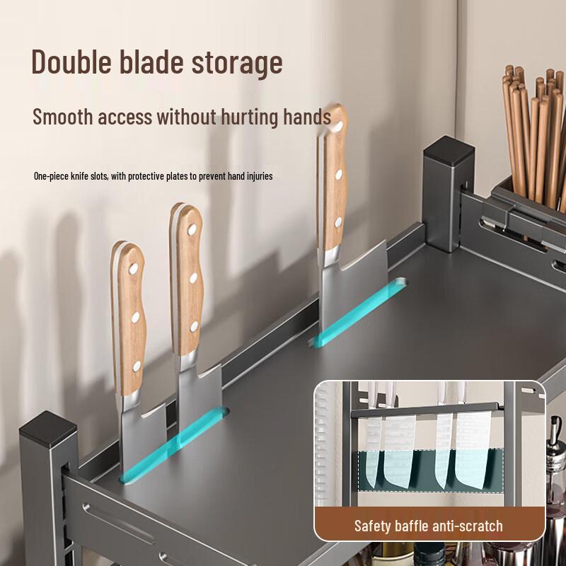 MAXCOOK Adjustable Countertop Kitchen Spice Rack