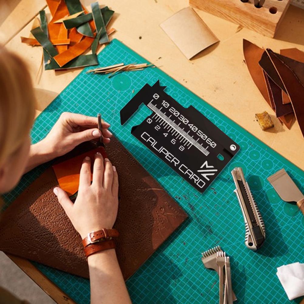 Portable High Precision Vernier Caliper Card Hand Rulers Measurement Tool For Home DIY Small Manual Caliper Within 8cm