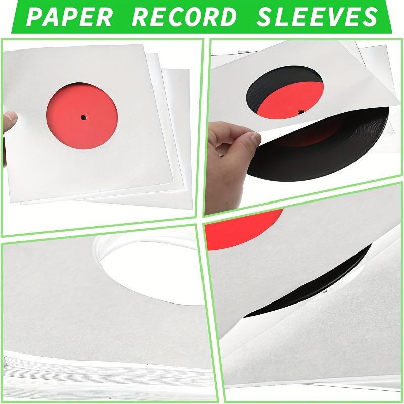 50/100pcs 7 Inch Vinyl Record Sleeves Paper Record Covers for Album Jacket Covers Collection Storage Dust and Scratch Protection