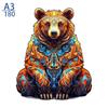 Non-Toxic 300Pcs Wooden Puzzle Color Cat Delicate Irregular Shape Puzzles Gratitude Adult Stress Reduction Family Interactive Toys Gift