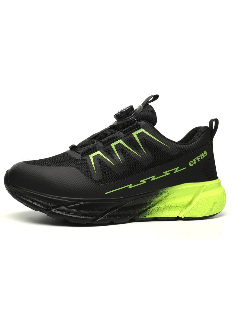 Women Rotary Buckle Slip Resistant Sneakers Breathable Mesh Shoes Safety Shoes Work Puncture-Proof Anti-Smash Steel Toe Shoes