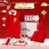 Conjunto de Presente para Bebê Recém-Nascido: Roupas e Suprimentos para Celebração da Lua Cheia