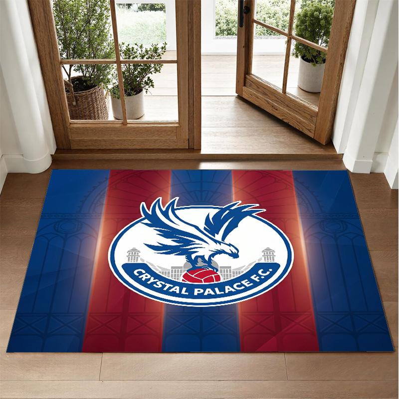 Crystal Palace Design Crystal Velvet Rug Soft Decorative Mat for Bedroom Entrance