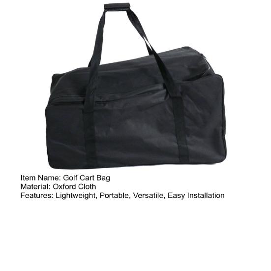 Golf-Push-Cart-Tasche, robuster Aufbewahrungs-Organizer, große Kapazität, Cart-Abdeckung, Schutz, vielseitige Nylontasche für Golf, Fitness, Reisen, Strand, Camping