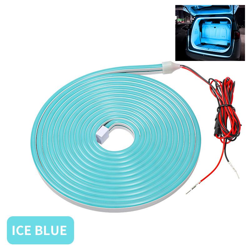 

Universal LED Car Trunk Light with Always-On Ambient Lighting and Starting Scan, No Wiring Required. Always On