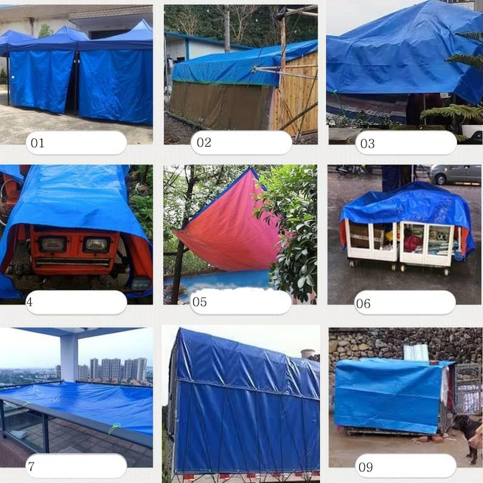 Тент Навес Брезент Палатка Лагерь Наружный Дождевик Большой Навес Навес Двор Сад Пляж (6,3 фута * 9,5 фута) one size