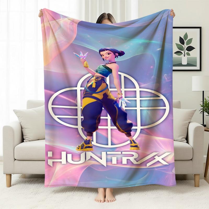 Temu Blanket Kpop Witch Hunters Blanket Flannel Blanket Office Home Sofa Blanket Nap Blanket
