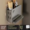 Estante Montado en Pared Estante de Almacenamiento para Especias Accesorios de Cocina Estante Soporte para Cuchillos de Cocina Colgador Estante Organizador de Estantes
