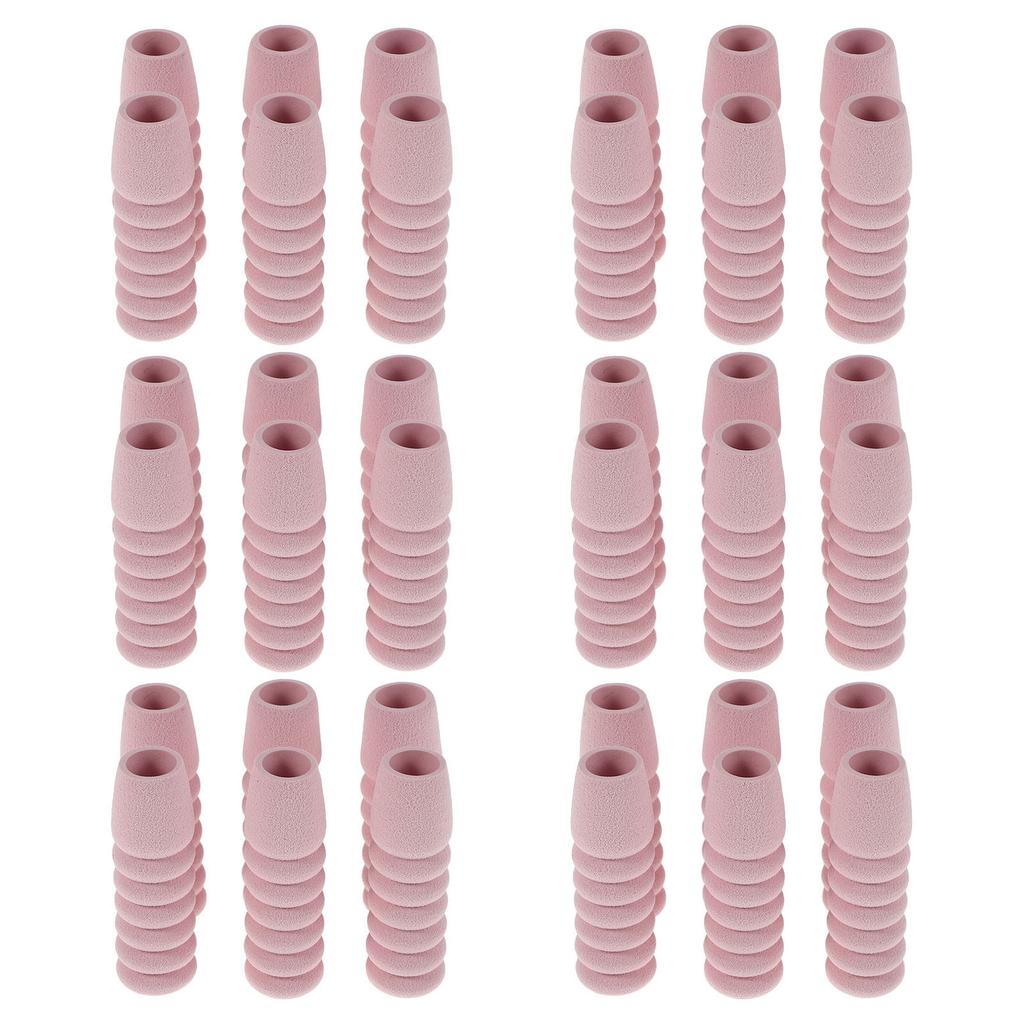 60Pcs Manicure Tool Sleeve Non-Slip Sponge Handle Cover Sweat Absorbing Protective Cuticle Nipper Covers for Home Salon Nail