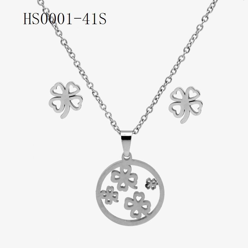 1 комплект элегантных женских подвесных ожерелий с подвесками и серьгами для пирсинга — фото 37