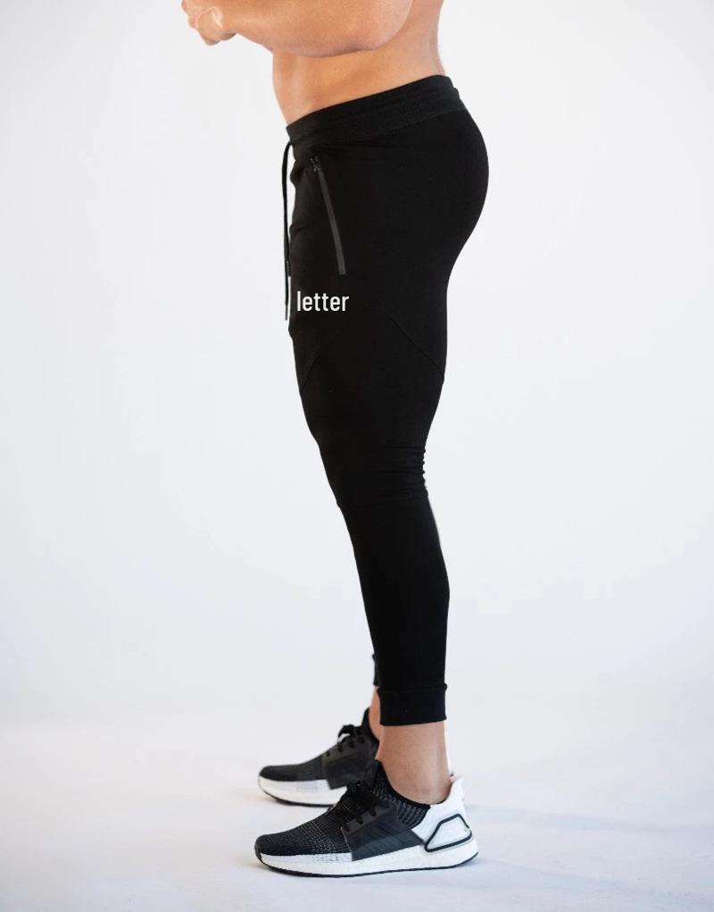 European & American Men's Slim-Fit Joggers: Autumn/Winter Cross-Border, Casual Running, Fitness Training, Small Leg Pants.