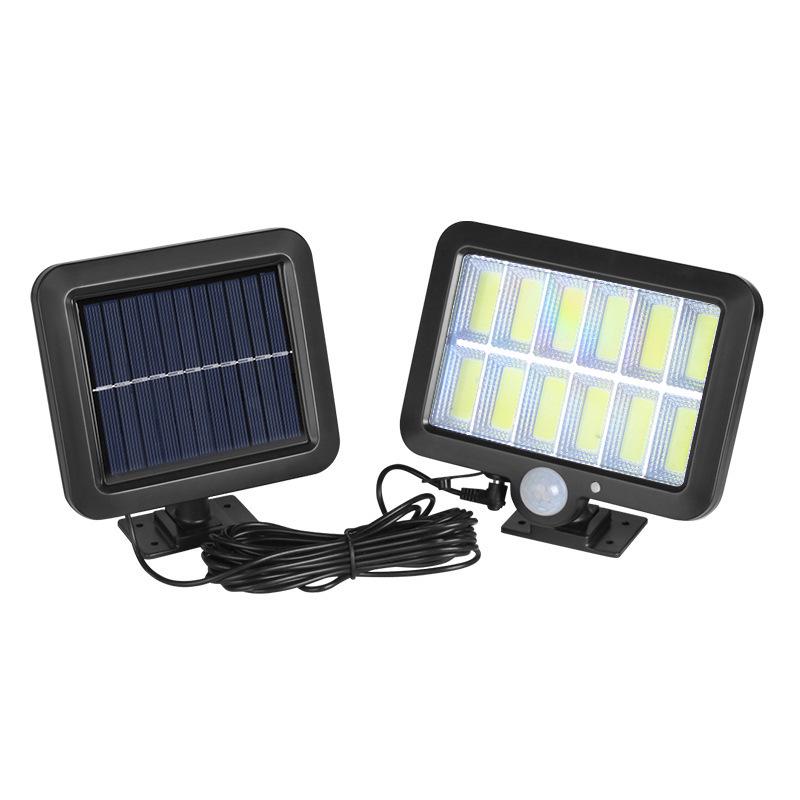 Waterproof Outdoor Solar Sensor Light for Courtyard, Wall, & Garage