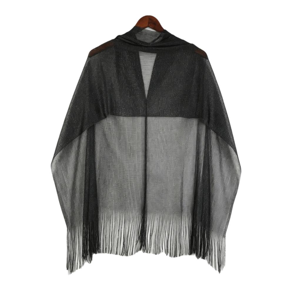 Fashionable Solid Color Swimwear Outerwear See Through Breathable Fabric Beach Top Versatile Lightweight Smock Wedding Occasion