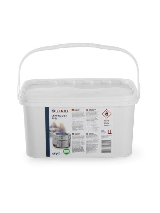 HENDI Brandpasta emmer – Natuurlijke ethanol – 4 kg – Veilig en geurloos