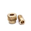 1:5 Micro Worm Gear 0.5M 20T Reduction Copper Metal Wheel Parts