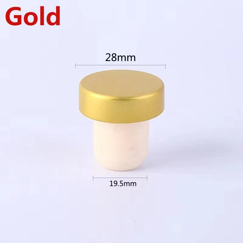 

Многоразовая пробка для бутылки вина, пробка-герметик, пробка для вина, крышка для бутылки вина, свадебные подарки, уплотнение для бара, кухонные аксессуары 19.5mm золотой