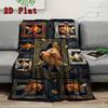 Goldfish Art 2D Flat Pattern Flannel Blanket, High Quality All Seasons, Home Decor, Warmth and Comfort, Perfect for Christmas Gifts.