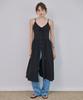 MARROT Pintuck Shirred Dress_Black