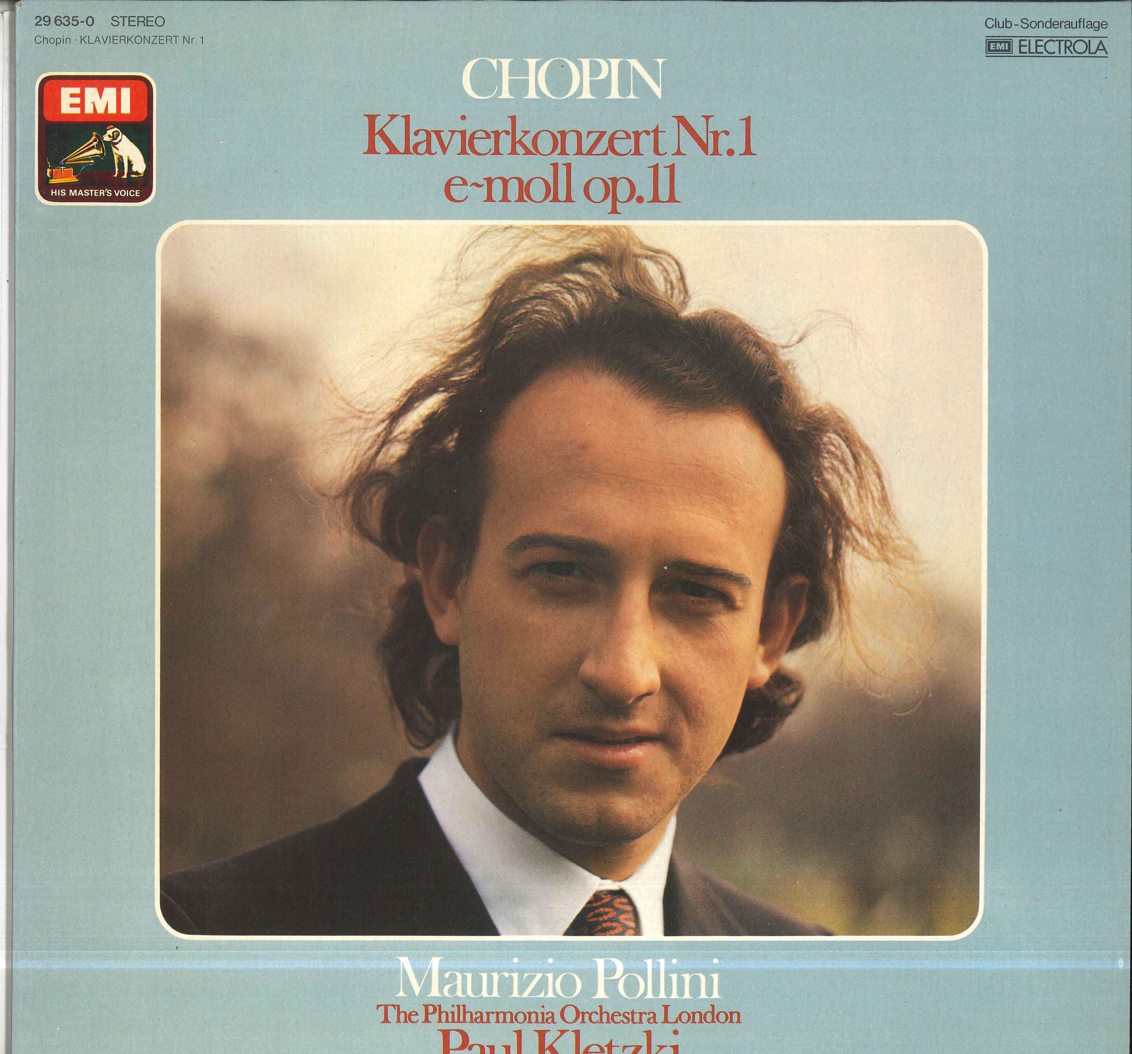 

LP Record MAURIZIO POLLINI PAUL KLETZKI PHI Chopin Konzert Fur Klavier Und Orch 296350 HIS MASTERS VOI Germany Classical Used