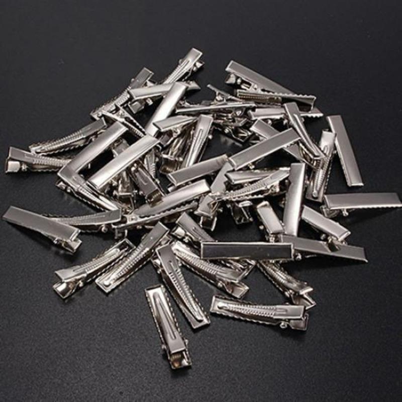 50 fermagli a coccodrillo a punta piatta piatta alla moda da 50 fermagli per capelli con denti barrette fai da te