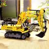HUIQIBAO 841PCS MOC Engineering Excavator Truck Building Blocks Vehicle Car Bricks City Construction Toys For Children Boys