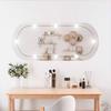 Vidaxl LED Wall Mirror, 45X100 Cm, Glass, Oval