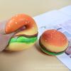 Hamburger Stress Ball Squishy Toys Stress Anxiety Relief Decompression Sensory Toy Hamburger Pinching Cookies Toy for Kids