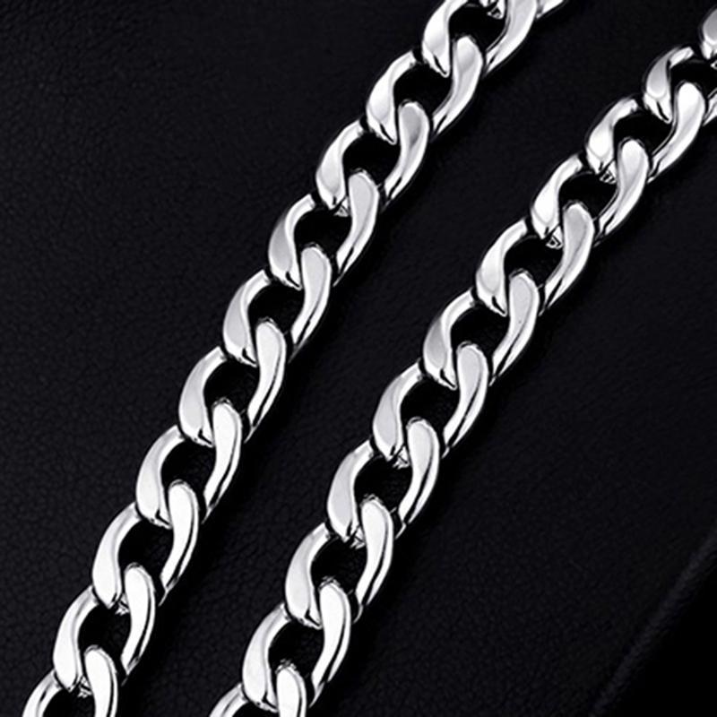 2mm/3mm/4.5mm/5mm/5.5mm/6mm/7mm MENS Twist Curb Link Chain Stainless