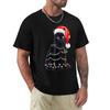Black Cat Christmas Light Funny Cat Lover TShirt Affliction Shirts Tshirts Personalised Mens Graphic Tshirts Hip Hop