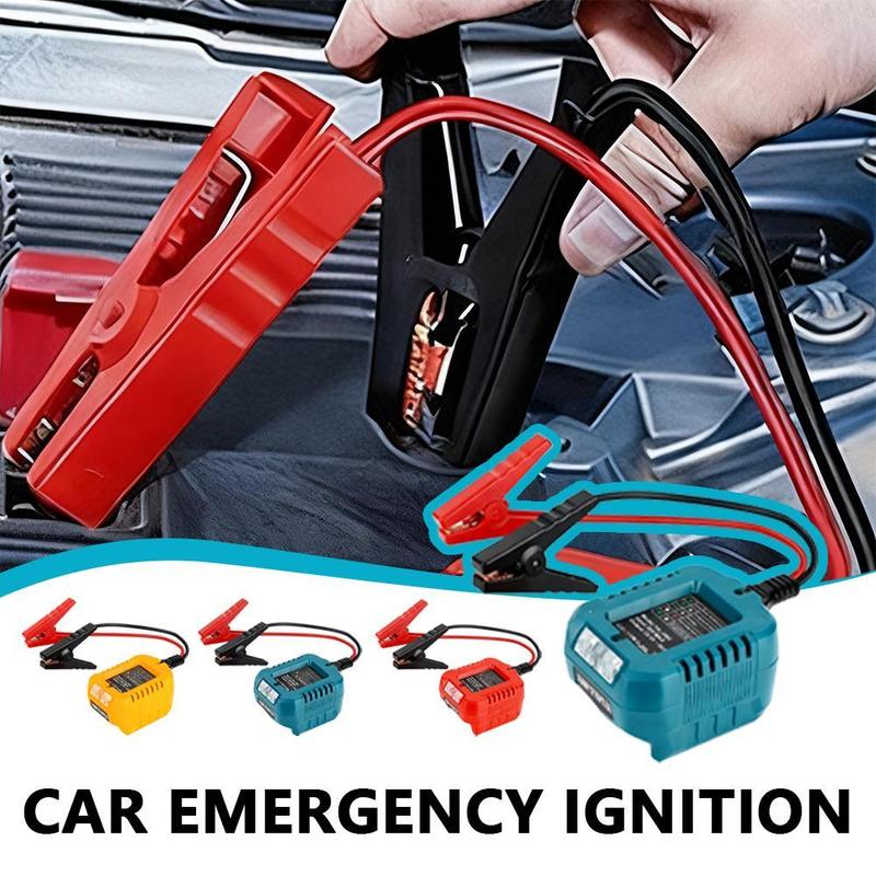 For Makit A/MWQ /Dewal T/BS18V 20V Lithium-Ion Battery Car Jump Starters Adapter With LED Power Indicator Light