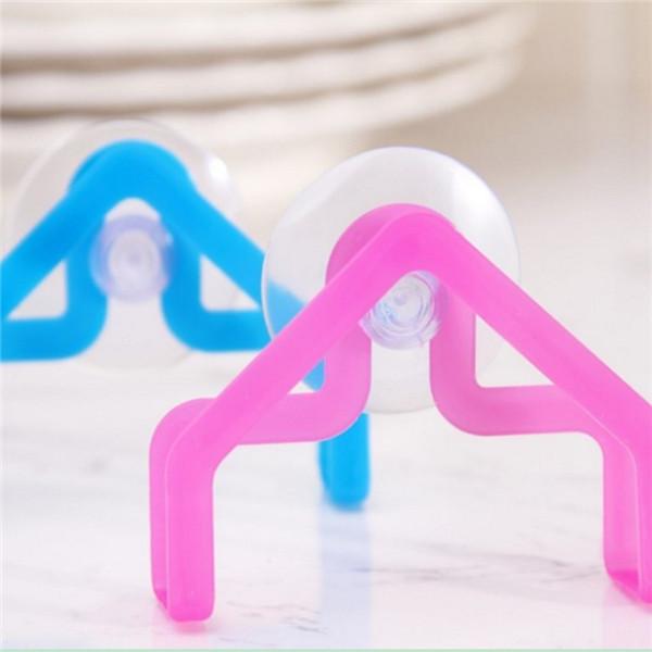 Suction Cup Hanger Storage Rack Clip for Dishcloth Sponge Scouring Cloth Kitchen Sink