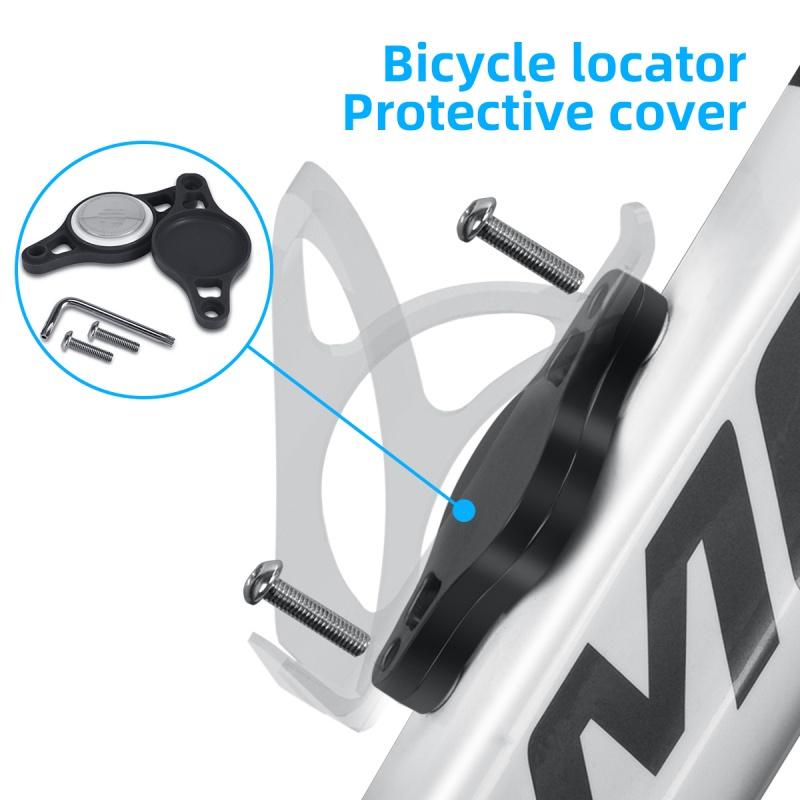HdoorLink For AirTag Bike Mount Bike Anti-lost GPS Location For Airtag Case Bicycle Tracker Mount Bracket Bottle Cage Holder