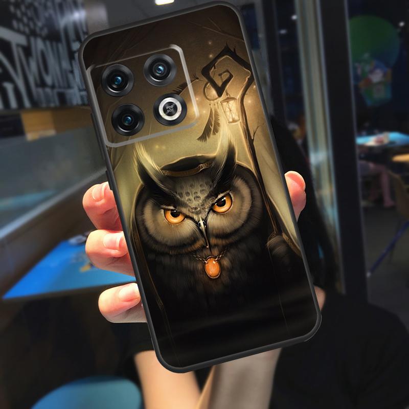 Cute Cartoon Owl Case For OnePlus 10 9 Pro 8T 9RT 10T Ace OnePlus Nord N10 N20 N100 N200 2T CE 2 Lite Cover