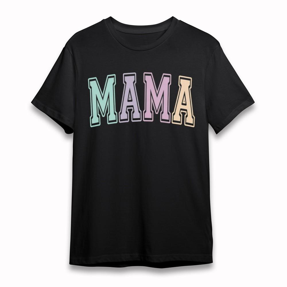 

Women s Oversize Comfortable Breathable Classic T-Shirt Colorful Mama Letter Tee 2XL