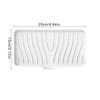 Portasapone in Silicone Supporto Porta Sapone Scolapiatti Porta Sapone Scaffale Vassoio Scolare Antiscivolo Accessori Bagno Scolapiatti