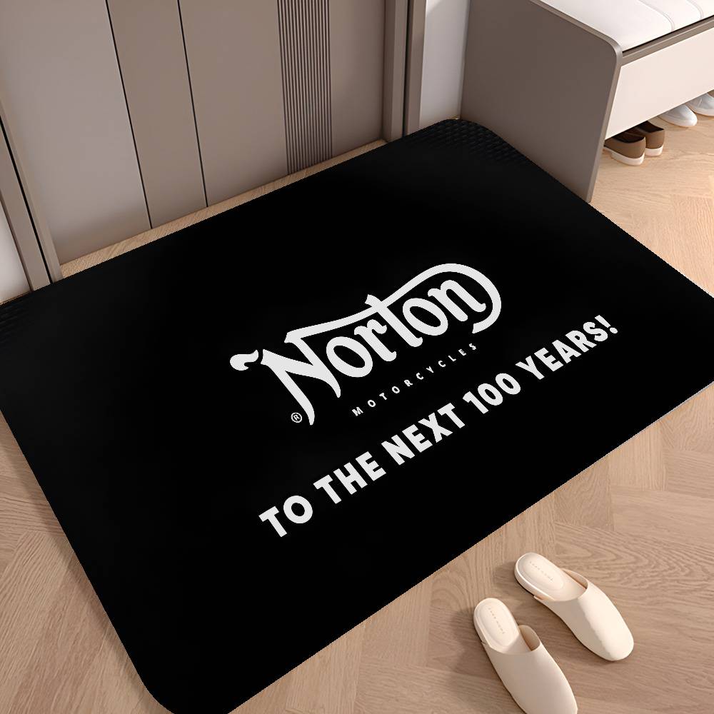Motorcycle Racing N-Nortons Bath Mat Nordic Style Home Doormat Bathroom-Toilet Mats Bedroom Welcome Doormat