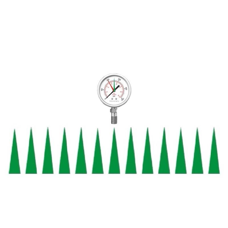 Songhong Pressure Gauge Reflective Arrow Sticker