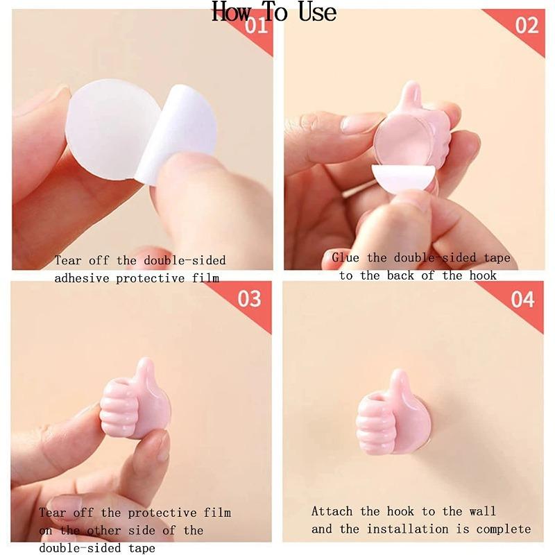 Hand-shaped Rubber Holder Glasses Cable Power Cord Charging Line Self Adhesive Mini Hook Car Storag Organizer Gadget Decorations