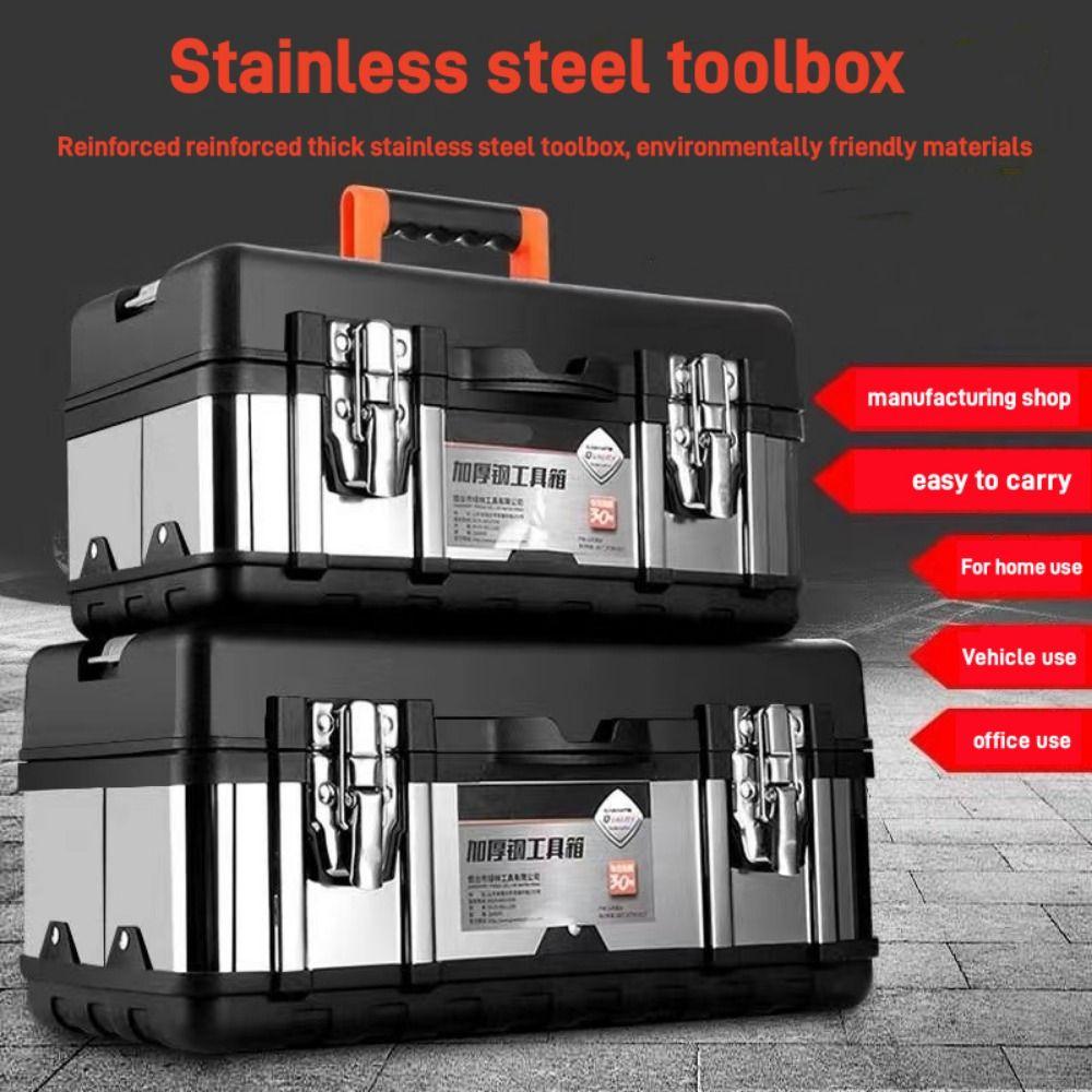 Double-Layer Maintenance Parts Toolbox Hardware Tools Box  for Workshop Organization