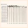 15-Piece Makeup Brush Set Loose Powder Brush Full Set Eyeshadow Brush Blush Beauty Tools Eyebrow Brush Blade Brush