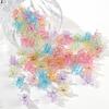 50Pcs Mini Transparent Multi-Color Butterfly Claw Clip Mini Hairpin Hair Clip Hair Accessories For Girls And Women Headwear Quality