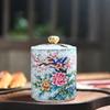 Versatile Ceramic Jar For Tea Salt And Candy Storage Coffee Canister with Lid Multifunctional Kitchen Tool