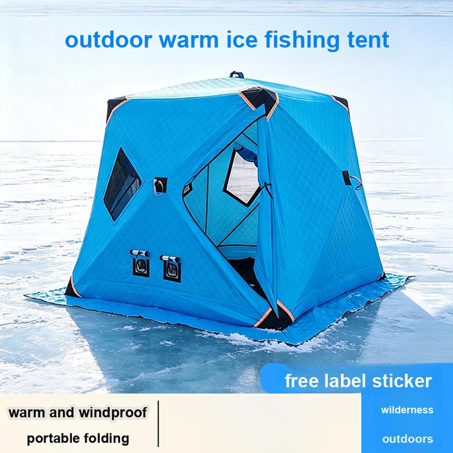 Ice Fishing Cotton Tent Outdoor Warm Camping Tent for Fishing with Windproof Insulation