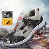 Fashion Male Safety Work Boots Men Steel Toe Sneaker Breathable Anti-puncture Indestructible Safety Shoes Work Shoes Man Sandals Women